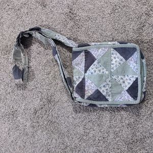 Blue sky hippie purse